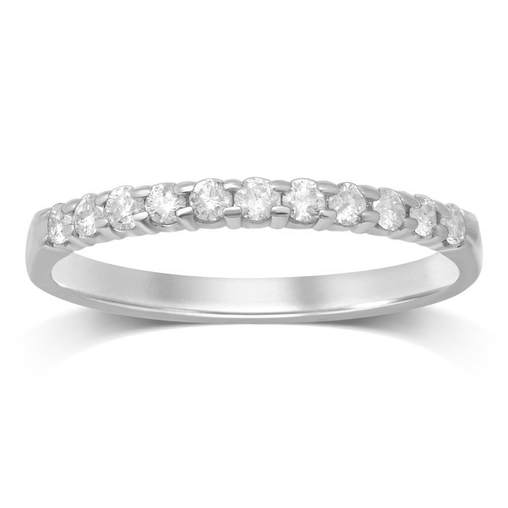 14K Yellow Gold Lab Diamond Womens Wedding Band (0.25CT)