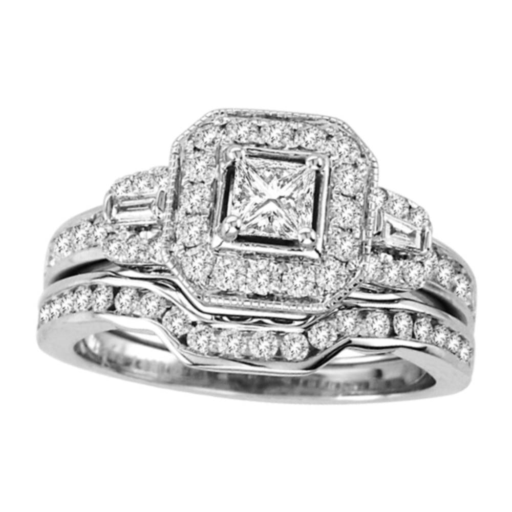 Brilliant Lab-Grown Diamond 14K White Gold Engagement Ring