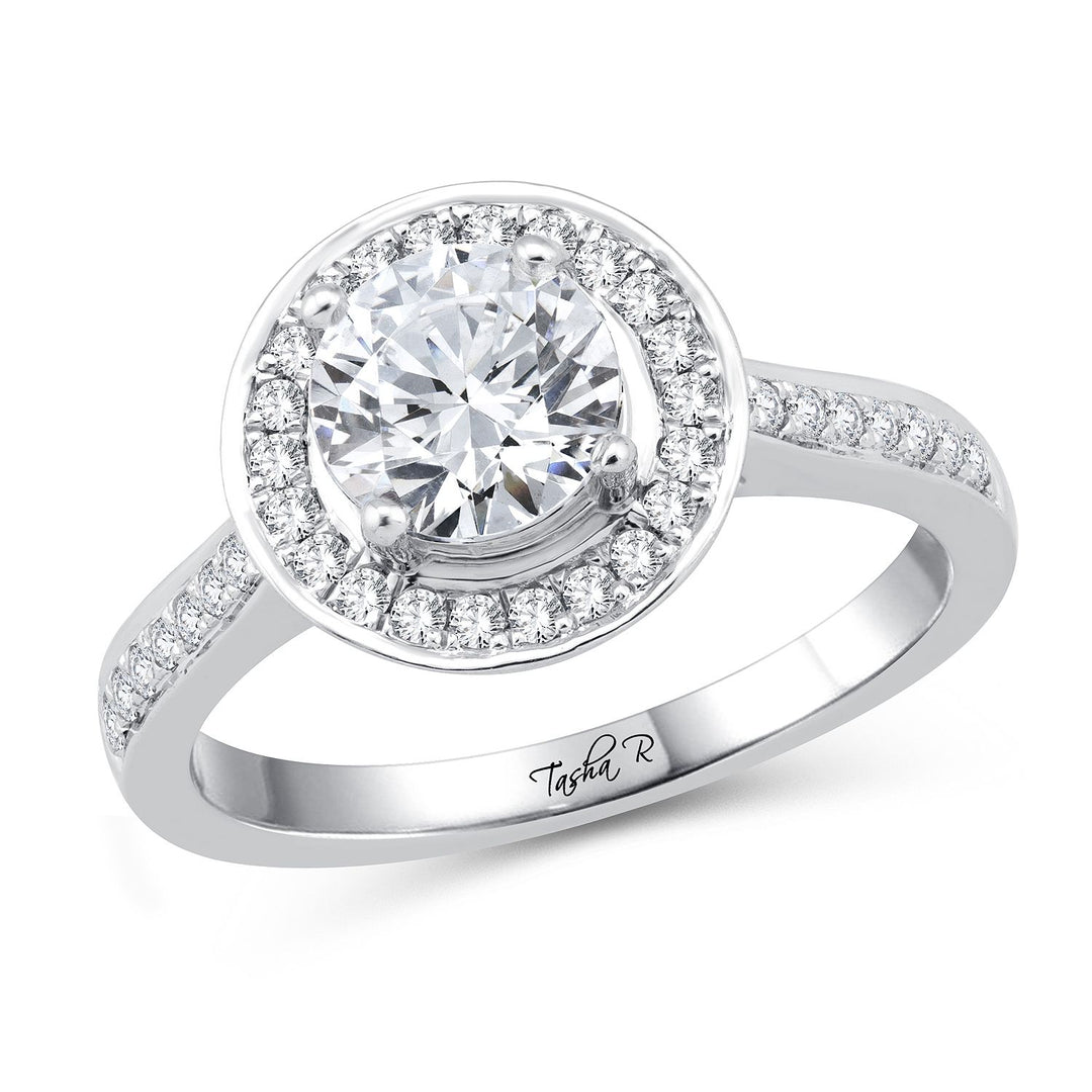 0.30CT Diamond PLATINUM SEMI MOUNT