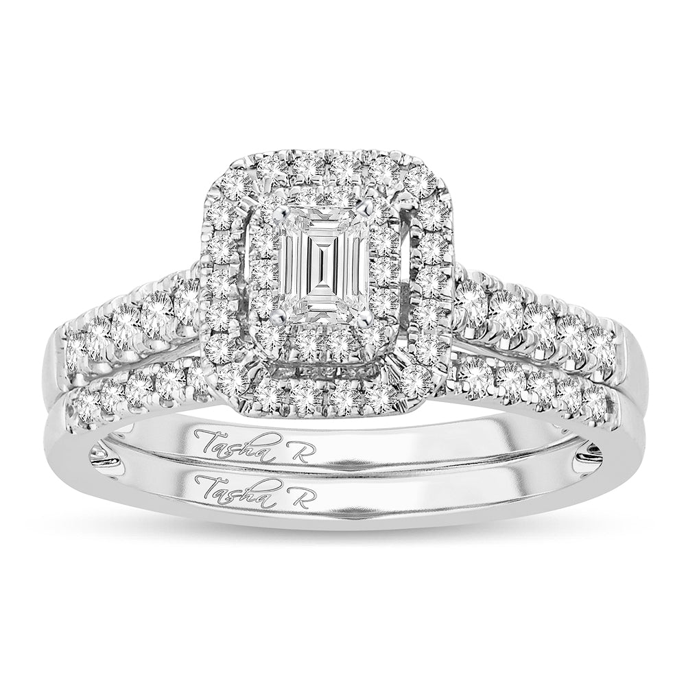 Timeless 14K White Gold Diamond Engagement Ring for Her