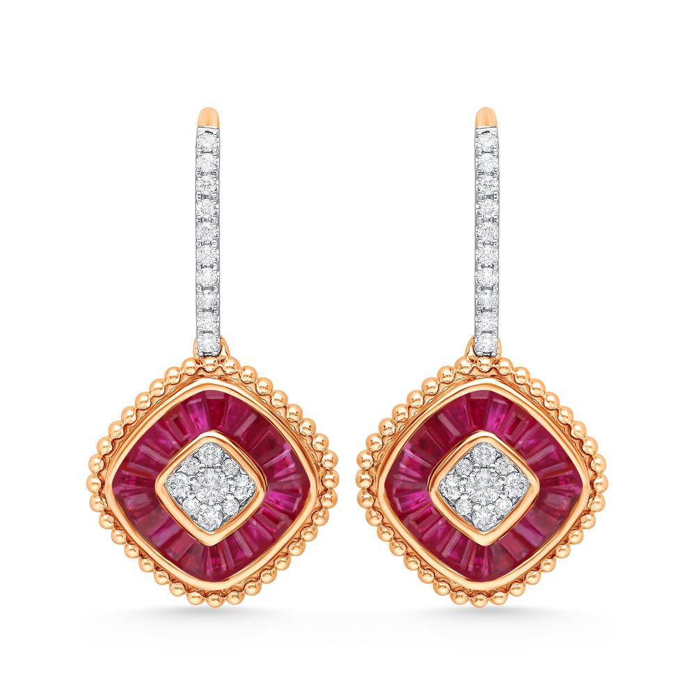 14k White Gold Lab-Grown Diamond Stud Earrings (0.36 CT)