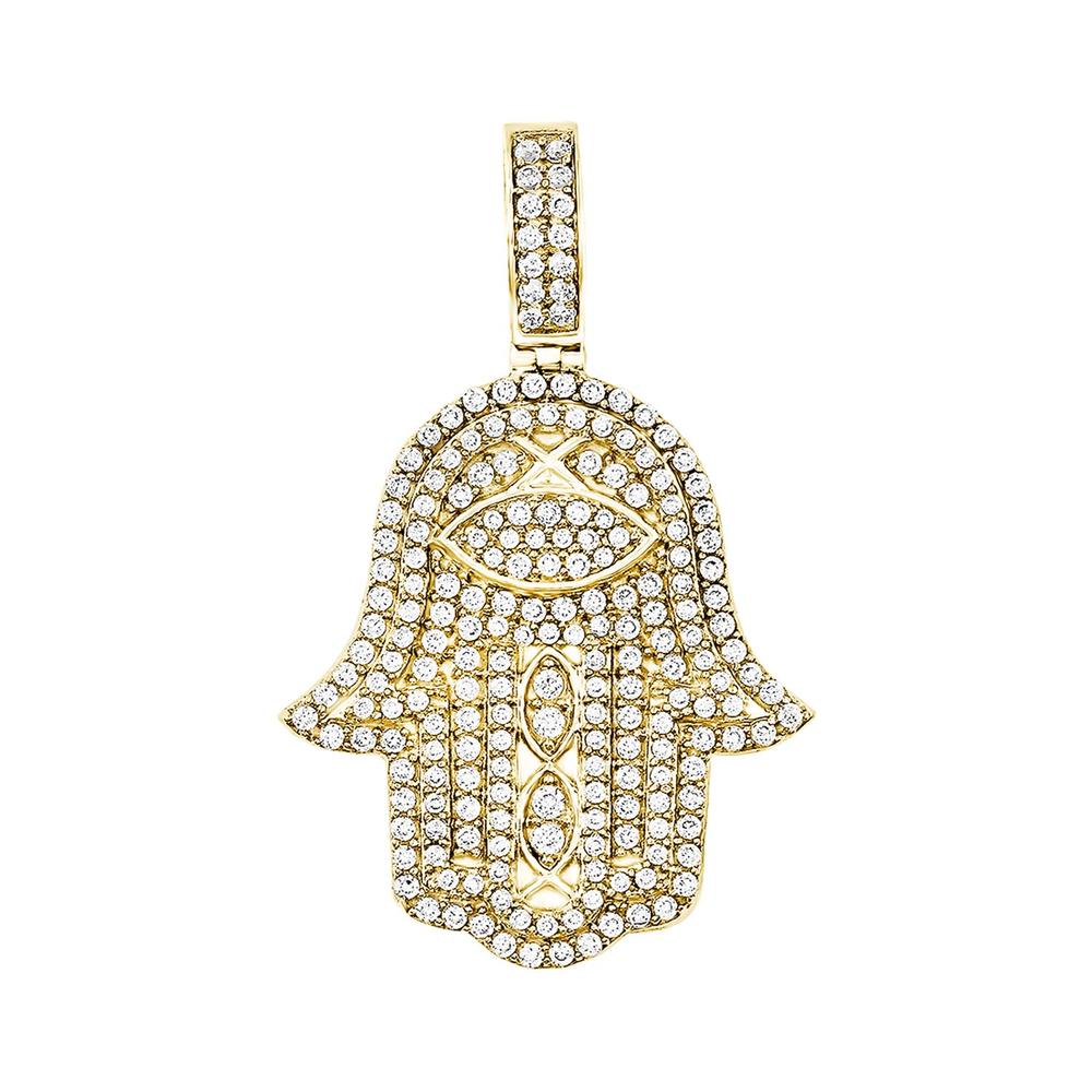 10K 1.74ct Diamond Pendant
