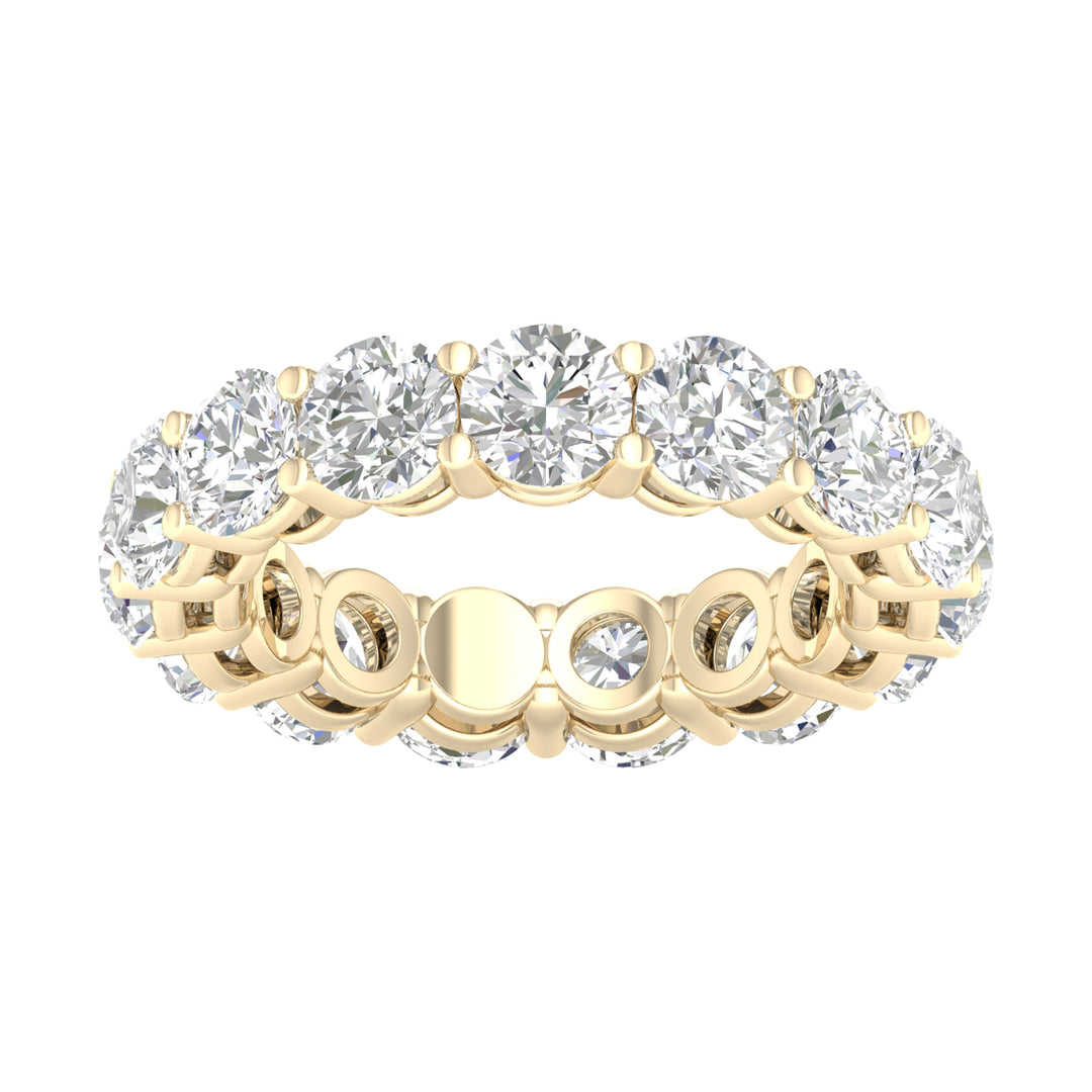 14K Yellow Gold 4.95CT Lab Diamond Womens Wedding Band