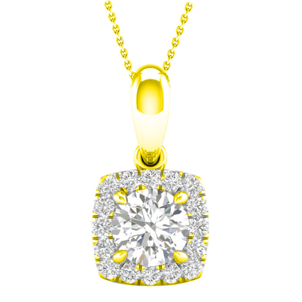 14K Yellow Gold 1.13CT Lab Diamond Womens Bridal Set