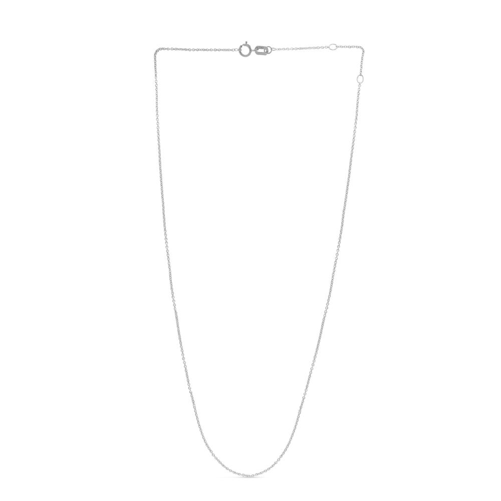 14K Gold 0.97mm Double Extendable Cable Chain