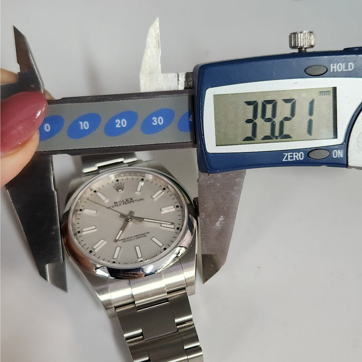 Rolex Oyster Perpetual 39 MM White Dial Ref. 114300 Stainless, Box & Papers 2020