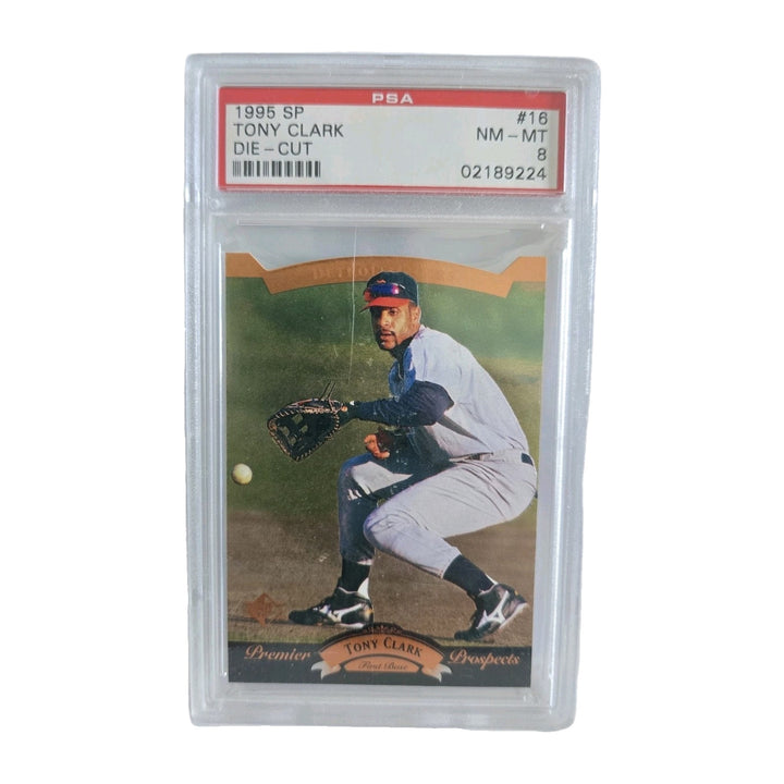 1995 Upper Deck SP Premier Prospects Die-Cut #16: Tony Clark PSA