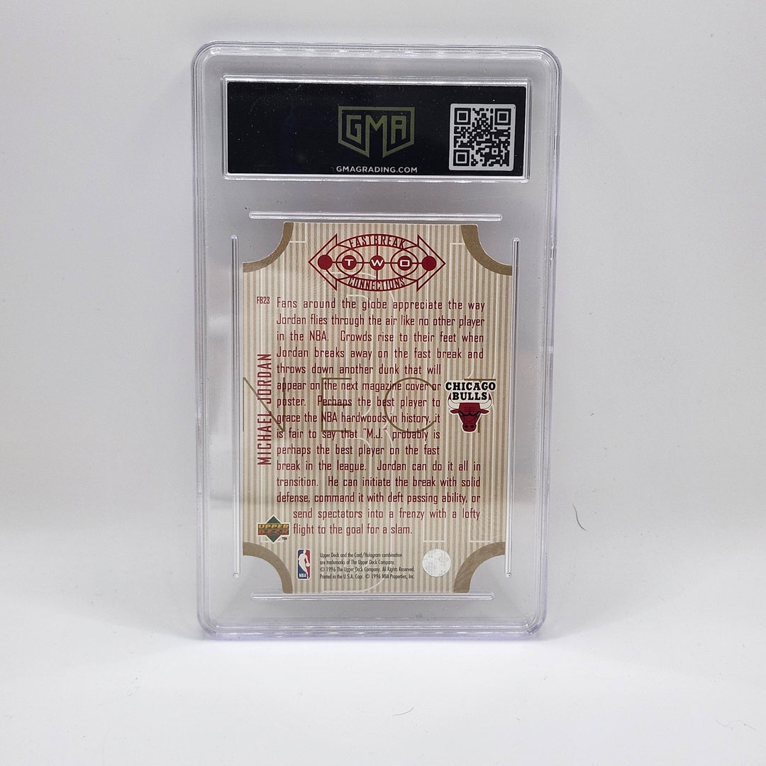 1996 Upper Deck Michael Jordan Fast Break Connections #FB23 GMA 8 NM-MT Insert