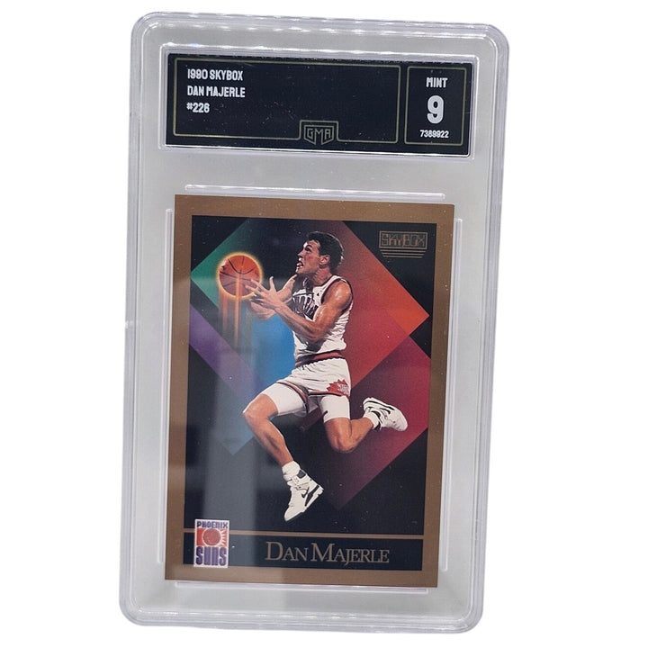 1990 SkyBox Dan Majerle #226 Phoenix Suns GMA 9 Mint Graded Basketball Card