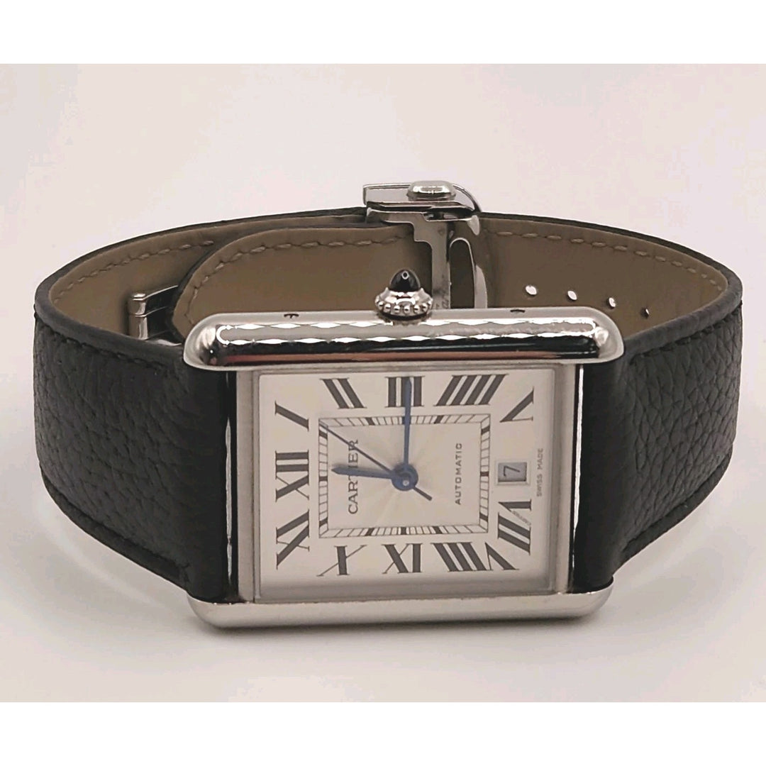 Cartier Tank Automatic Water Resistant 4324 stainless Watch