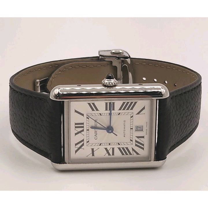 Cartier Tank Automatic Water Resistant 4324 stainless Watch