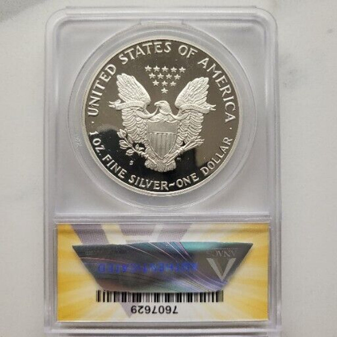 1986 S 1 Dollar American Silver Eagle Coin PF 68 DCAM