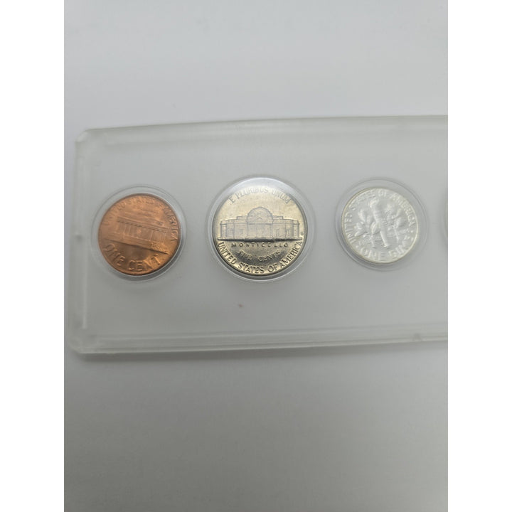 1964 Birth Year Set, Lot Of 5 coins, 90% Silver half dollar, quarter & dime #2
