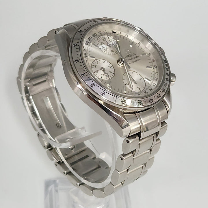 OMEGA Speed master Triple Calendar Automatic Stainless Steel Watch