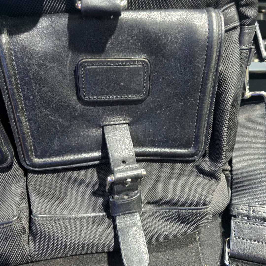 TUMI Bedford Marley 29210D Black Ballistic Nylon & Leather Business Briefcase