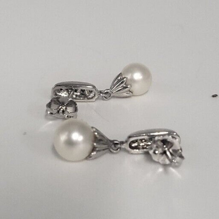 Natural Pearl 925 Sterling Silver Earrings & Pendant Set