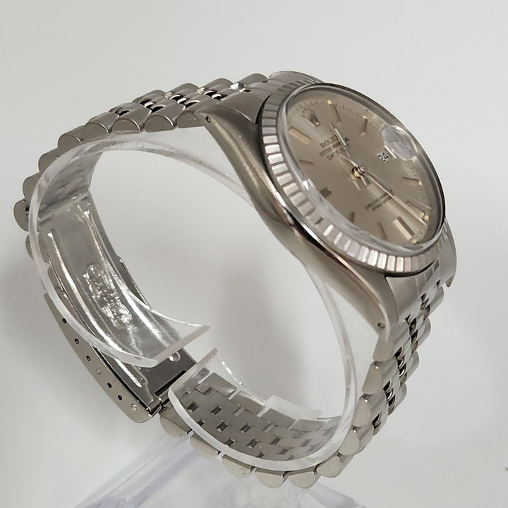 36MM Rolex Oyster Perpetual Datejust Jubilee Bracelet Aftermarket Dial Ref 16000
