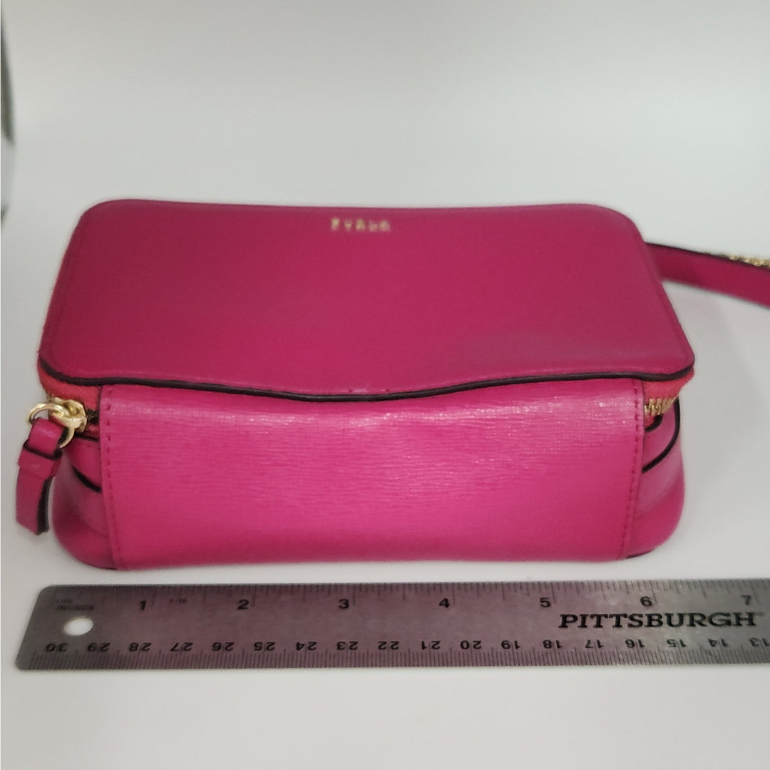 FURLA Mini Shoulder Bag Purple Pink Small Crossbody