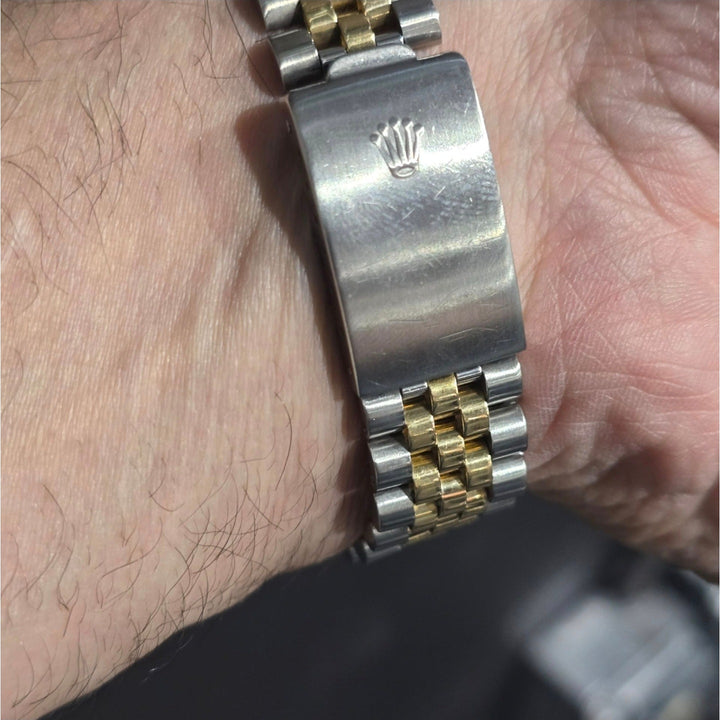 1982 Rolex Datejust 36 Ref 16013 18K/Steel Jubilee 14K Bezel