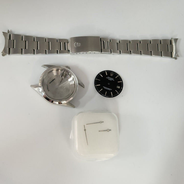 Genuine Rolex 15200 34mm Parts Lot Case Dial Bracelet 78350 557B Hands