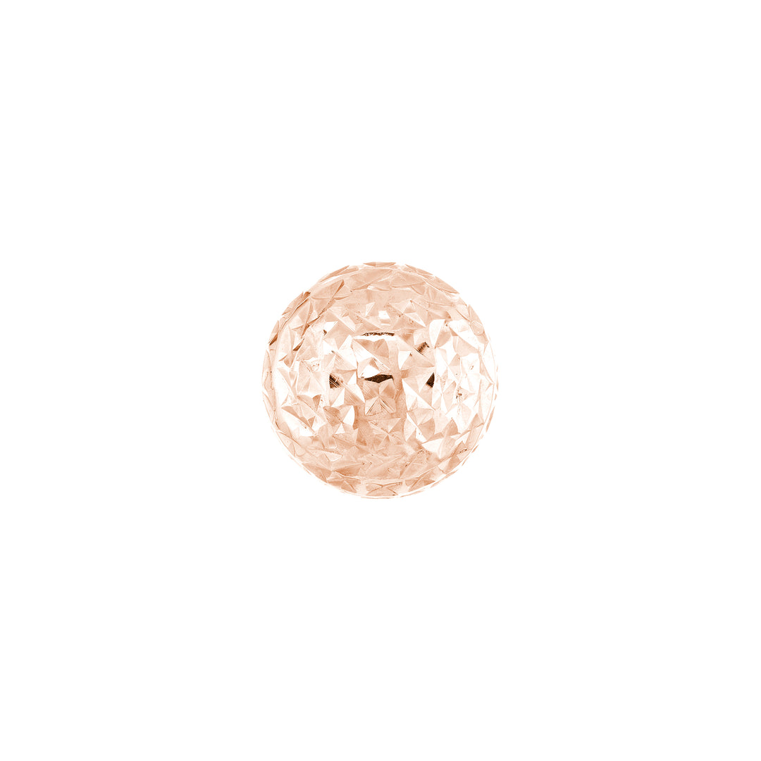 8mm Textured Ball Stud Earrings