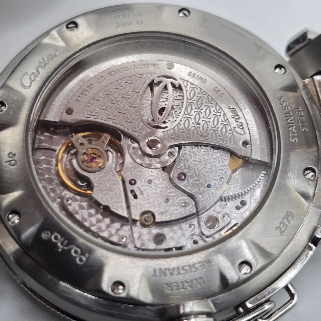 Cartier Pasha Grille 38mm Automatic Steel Watch W31040H3
