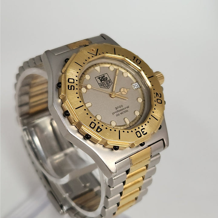 Vintage TAG Heuer 3000 Professional Two-Tone Quartz Watch 200M