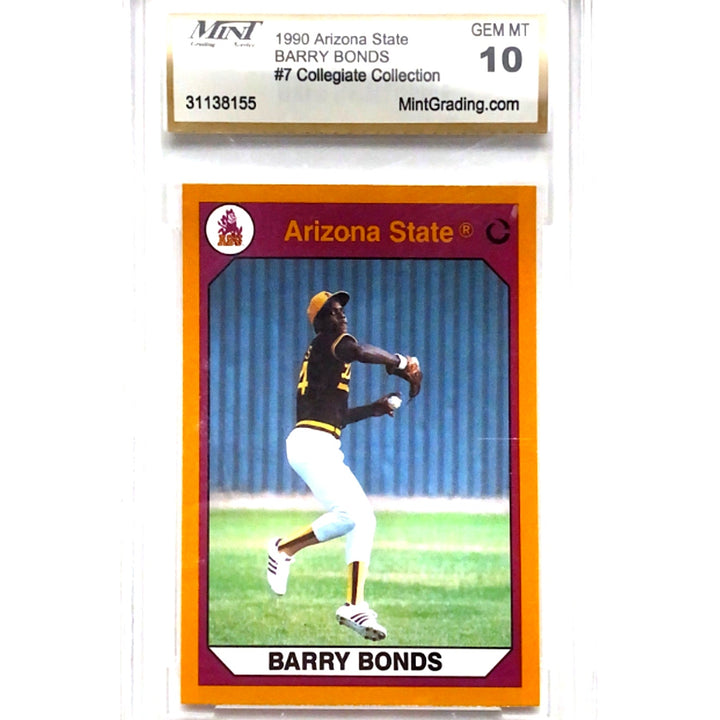 1990 #7 Barry Bonds GEM-MT 10