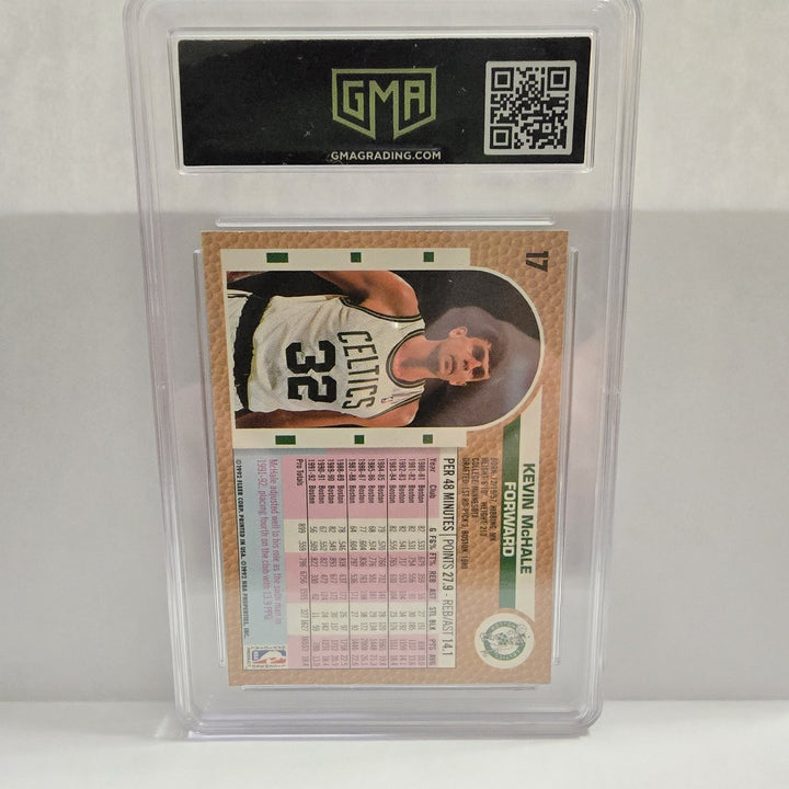 1992 FLEER #17 KEVIN McHALE CELTICS HOF GMA 8.5