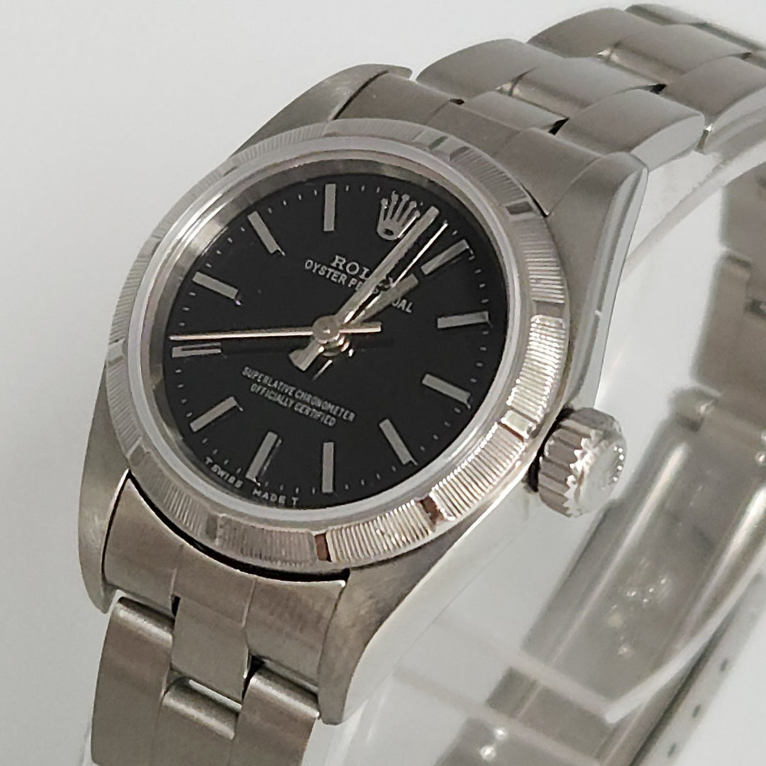 ROLEX 67230 OYSTER PERPETUAL U-NUMBER LADIES WATCH