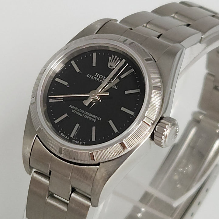 ROLEX 67230 OYSTER PERPETUAL U-NUMBER LADIES WATCH