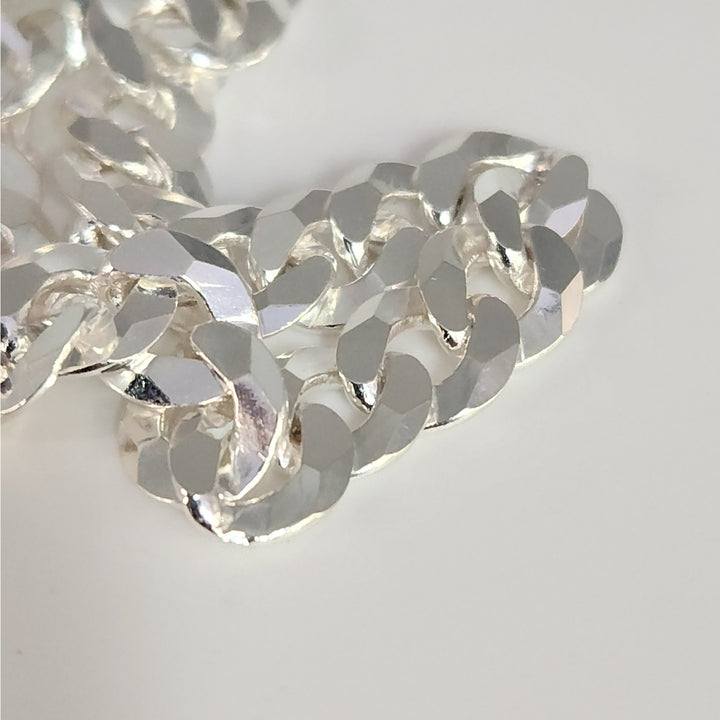 8" Solid 925 Sterling Silver Curb Cuban Link Bracelet Bold Shine