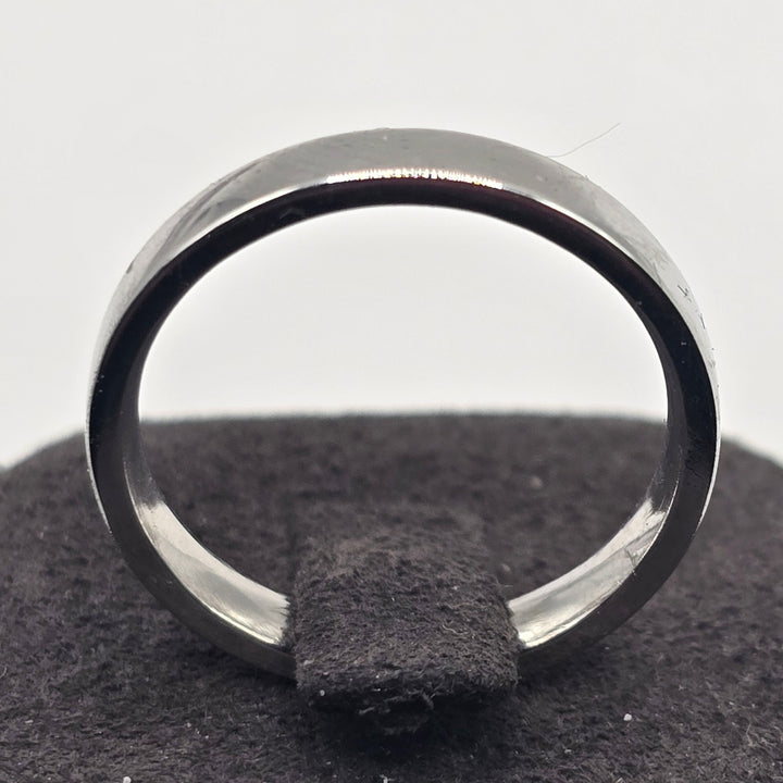 14K White Gold Comfort Fit Wedding Band Ring Size 7 Polished 3.2mm