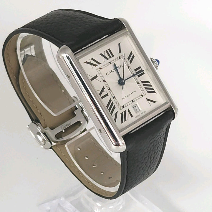 Cartier Tank Automatic Water Resistant 4324 stainless Watch