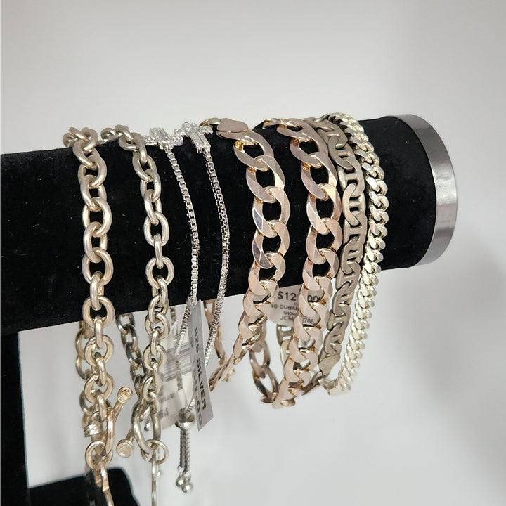 Assorted Sterling Silver Bracelet-New & Pre-Owned Natural Stones & Unique Styles Starting at $29.99