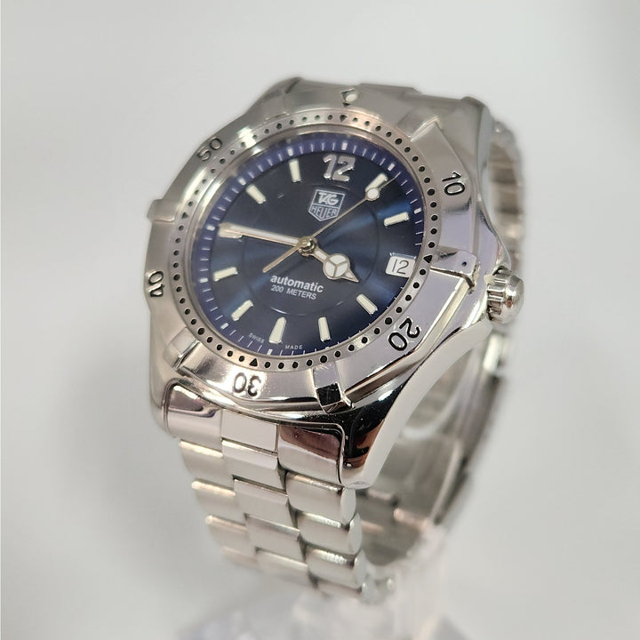 TAG  Heuer 2000 Series Automatic Watch Blue Dial Stainless Steel 200m WK2117