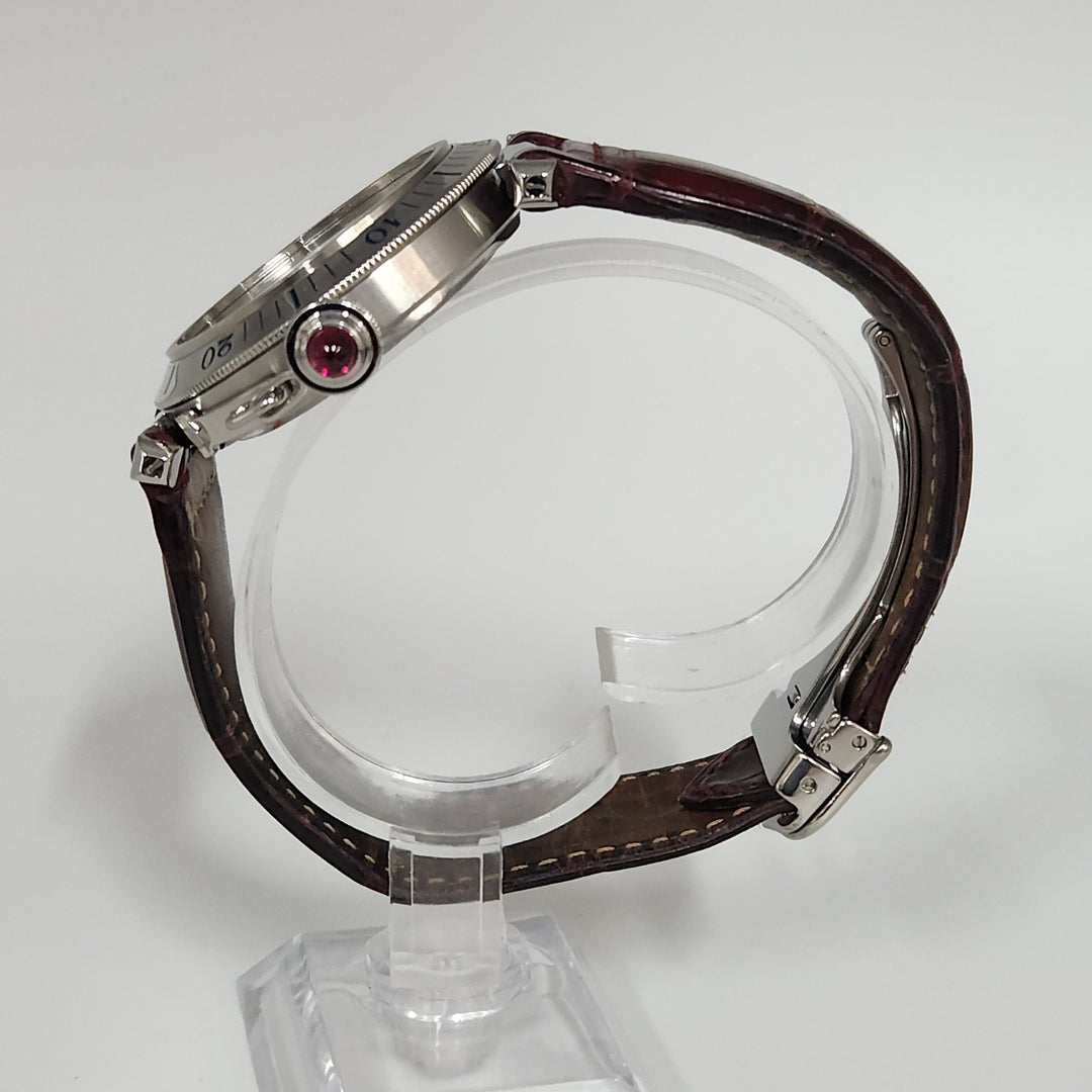 Cartier Pasha Limited 1997 150th Anniversary Automatic Red Cabochon Stainless...