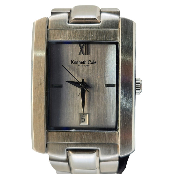 Kenneth Cole New York Men's Rectangular Stainless Steel Watch KC3140