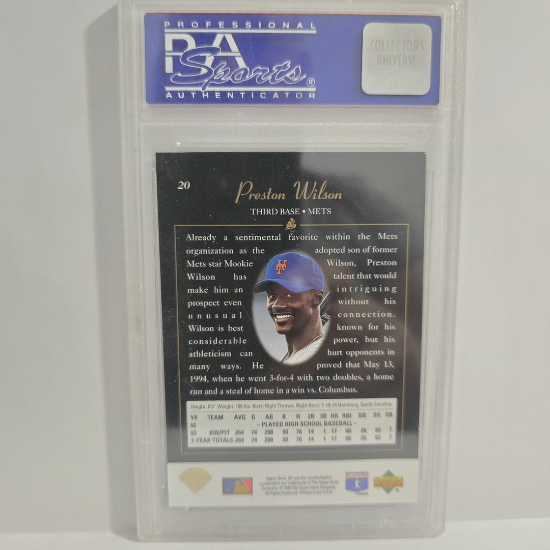 1994 PRESTON WILSON SP FOIL PREMIER PROSPECTS #20 PSA 8 NM-MT