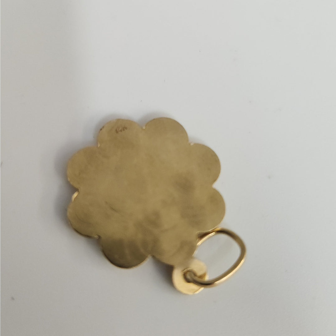 Vintage 14k Yellow Gold Gemini Zodiac Pendant 1.8g
