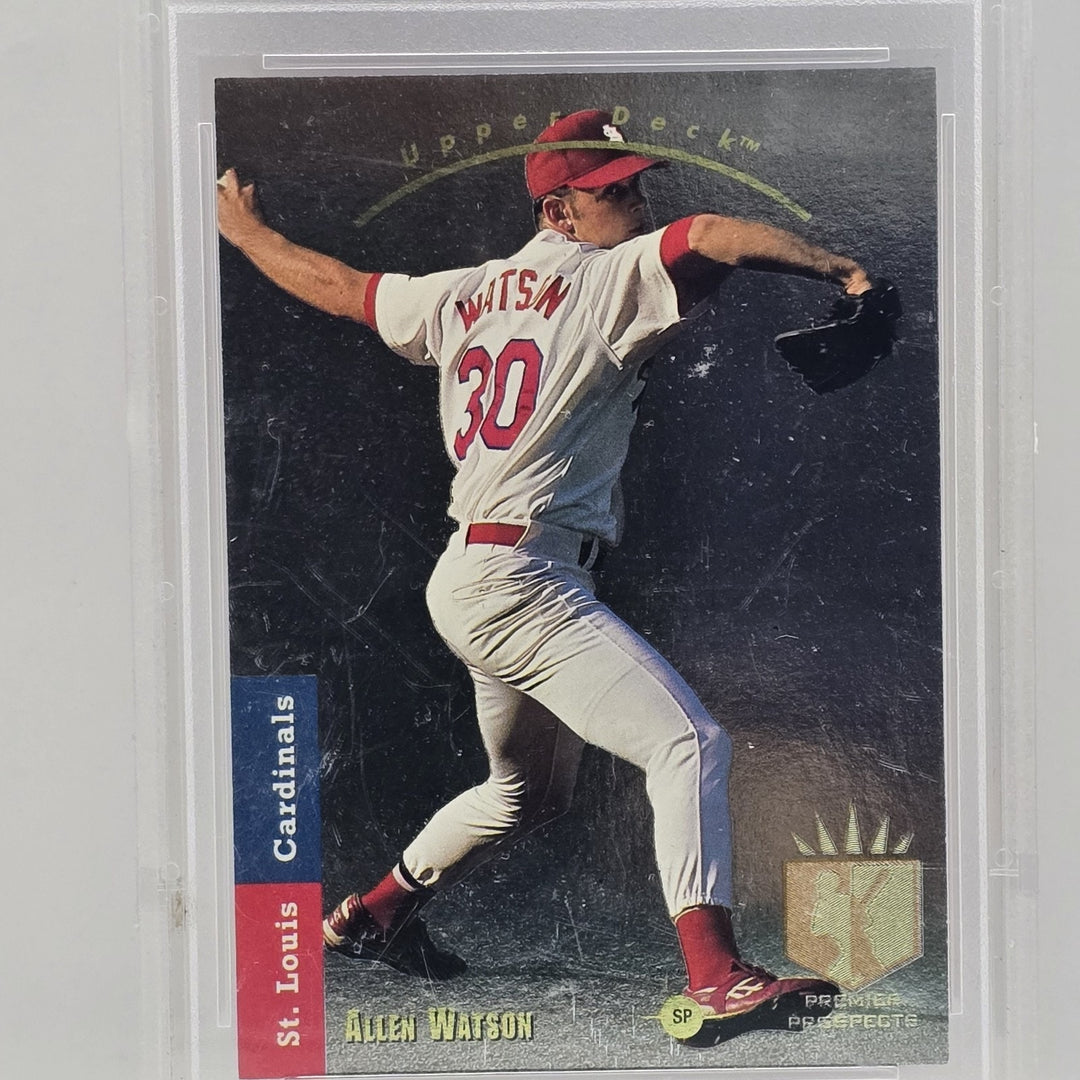 1993 Upper Deck SP Allen Watson Rookie Premiere Prospect Foil #288 PSA 8 B2