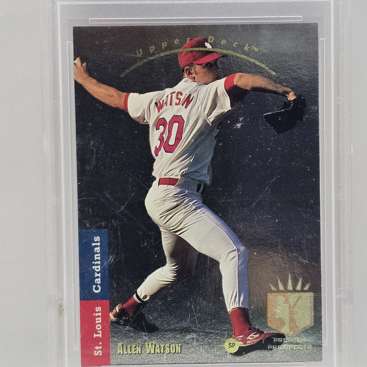 1993 Upper Deck SP Allen Watson Rookie Premiere Prospect Foil #288 PSA 8 B2
