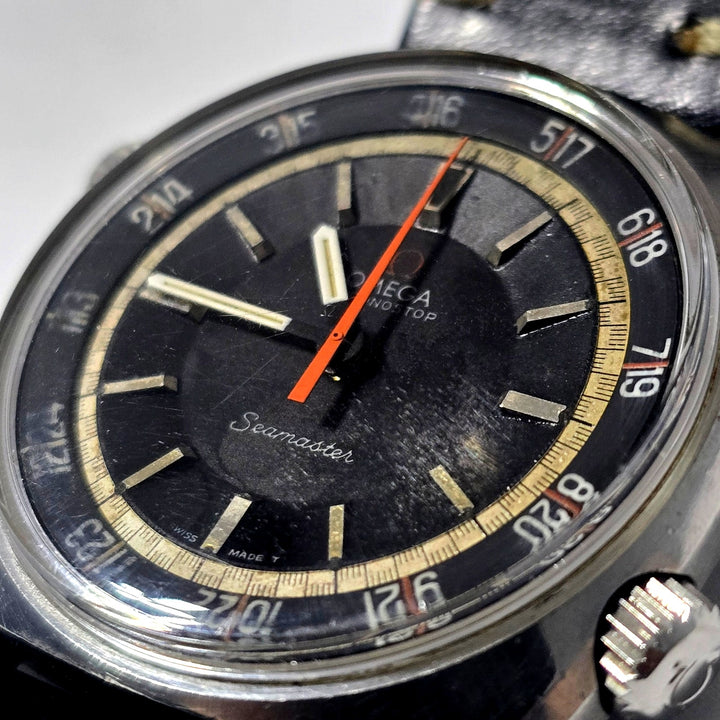 Vintage Omega Seamaster Chronostop Jumbo 24-Hour Ref. ST 145.008 c. 1969-70