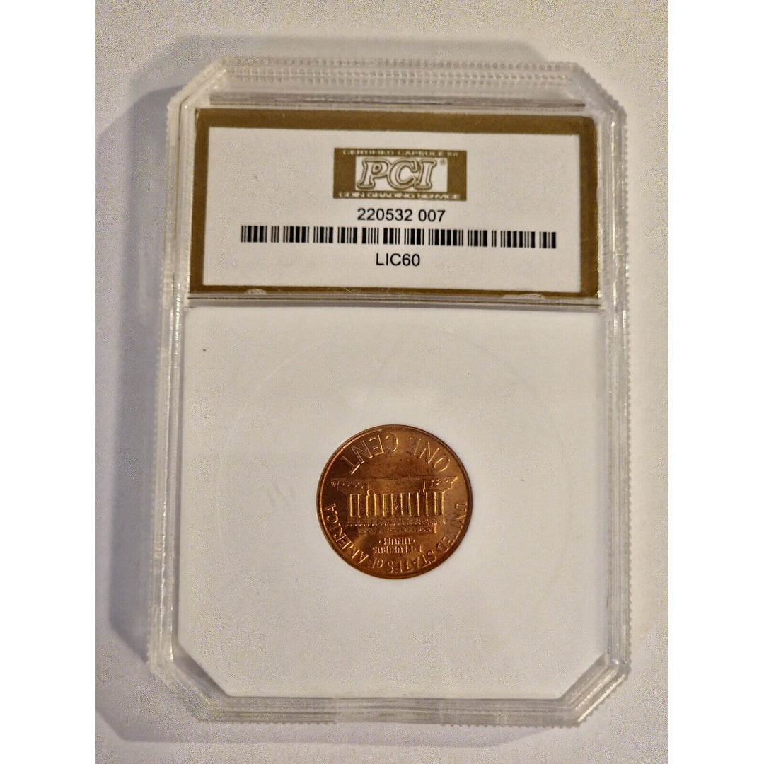This stunning 1960 Lincoln Cent MS67 Red PCI
