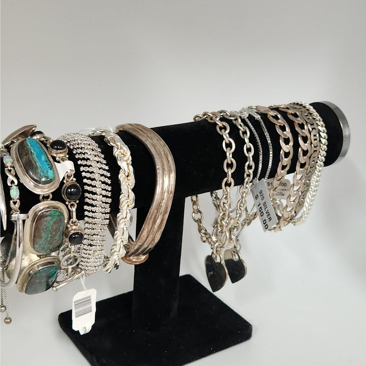 Assorted Sterling Silver Bracelet-New & Pre-Owned Natural Stones & Unique Styles Starting at $29.99