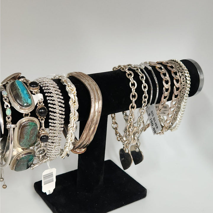 Assorted Sterling Silver Bracelet-New & Pre-Owned Natural Stones & Unique Styles Starting at $29.99