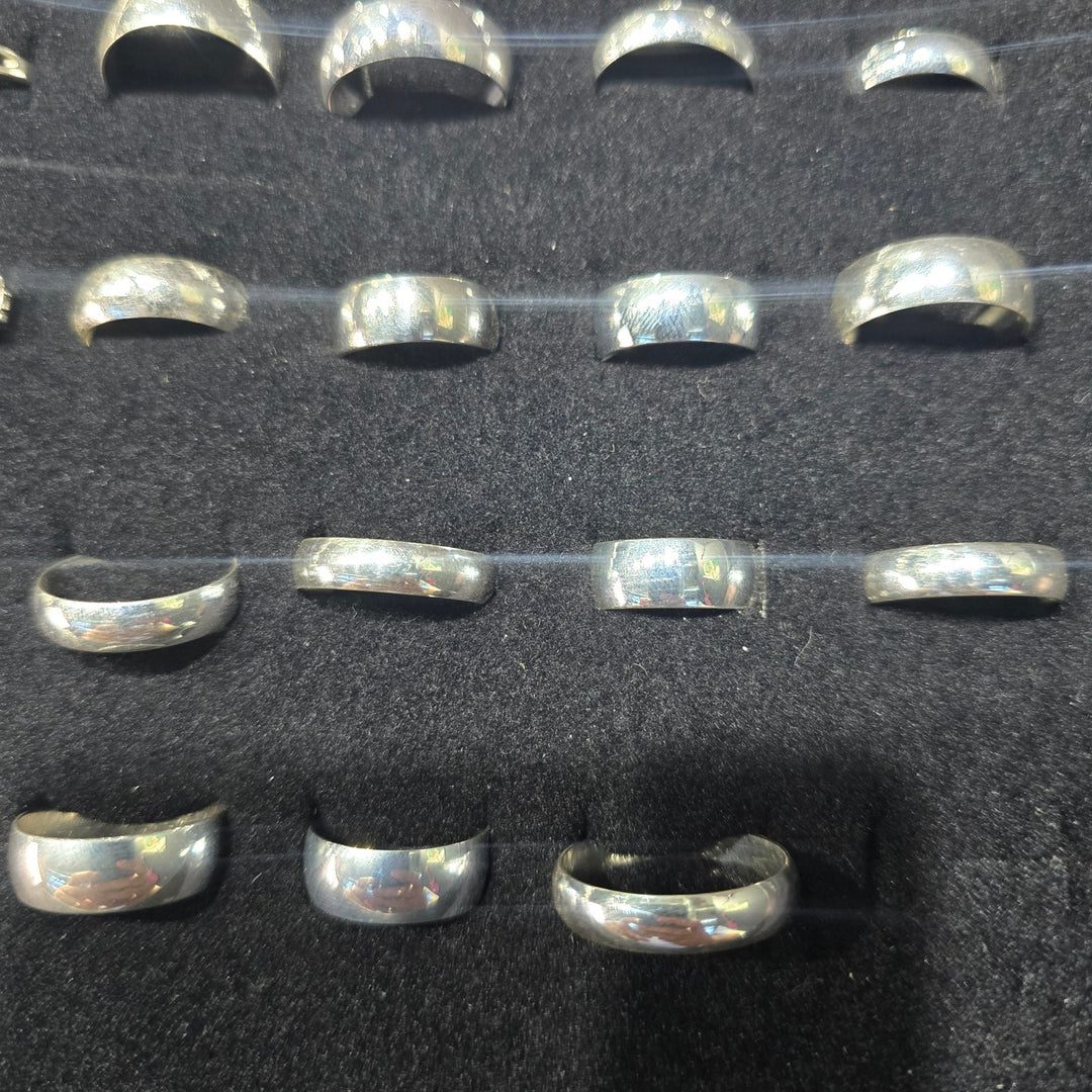 925 Sterling Silver Wedding Bands Various Sizes & Widths Starting $29.99