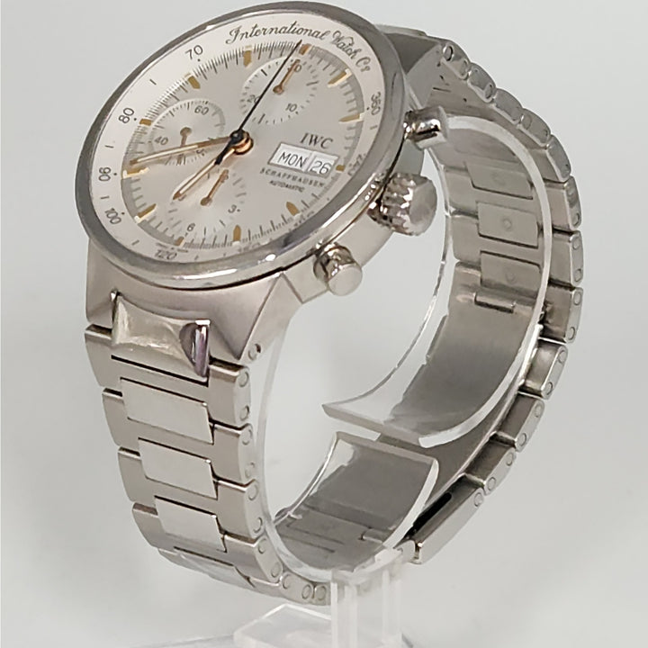 IWC Schaffhausen Automatic Chronograph Day-Date Stainless Steele watch