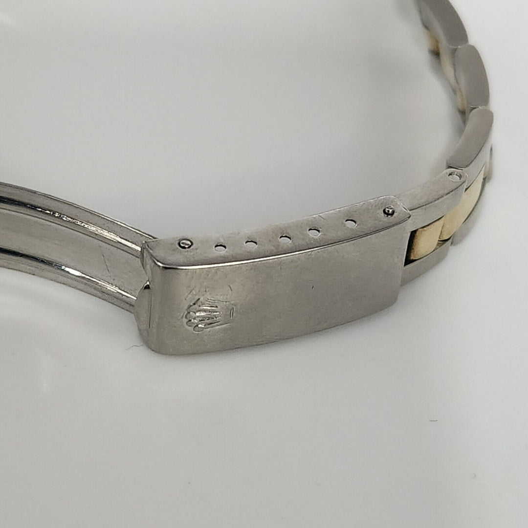Rolex Oyster Perpetual 26mm Champagne Dial Two Tone Slainless Steel Women Watch