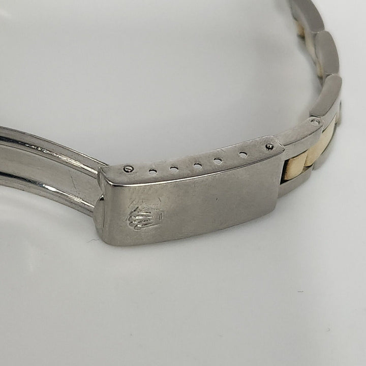 Rolex Oyster Perpetual 26mm Champagne Dial Two Tone Slainless Steel Women Watch